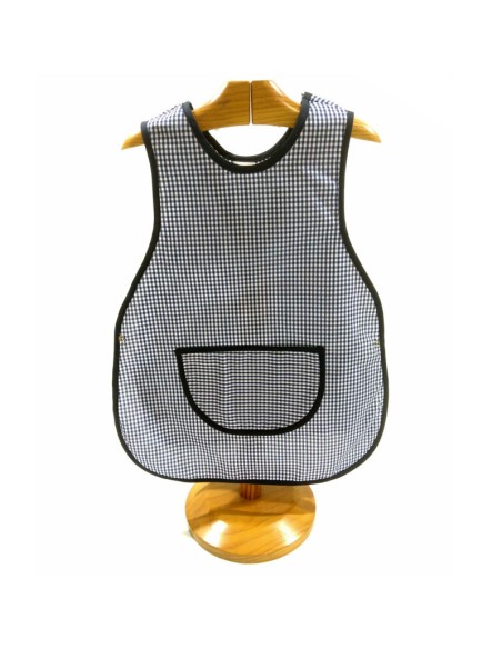 Comprar Bata escolar sin mangas Vichy azul marino Comprar Bata escolar sin mangas Vichy azul marino