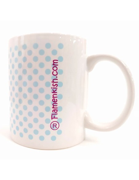 Comprar taza de desayuno Flamenca azul, marca Flamenkish ® FMK201224