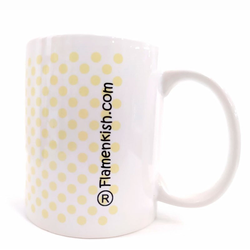 Comprar taza de desayuno Flamenca azul, marca Flamenkish ® FMK201224