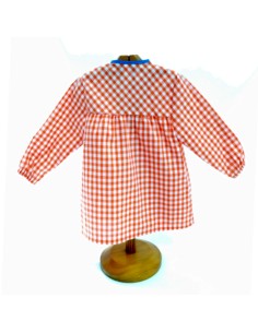 Comprar Bata infantil naranja con botones Jirafa 2