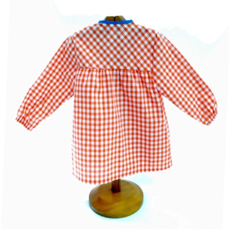 Comprar Bata infantil naranja con botones Jirafa