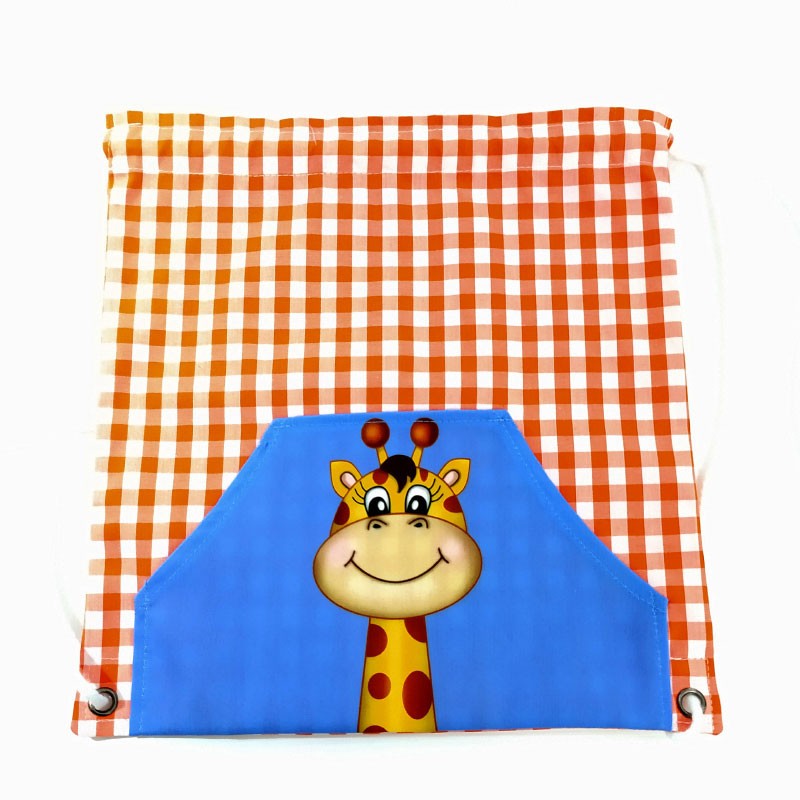 Comprar Saquito Mochila infantil para el almuerzo Jirafa
