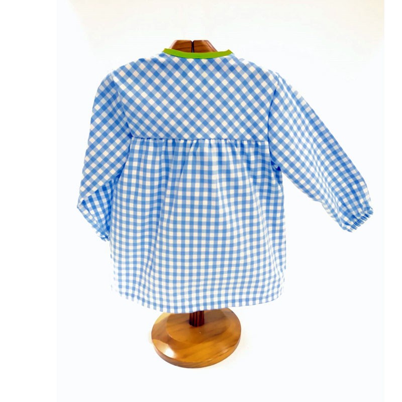 Comprar Bata infantil celeste con botones Elefante