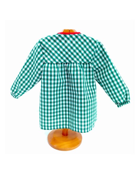 Comprar Bata infantil verde con botones y dibujo de un Patito