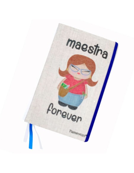 Regalo para maestras, incluye bolso, neceser y block de notas