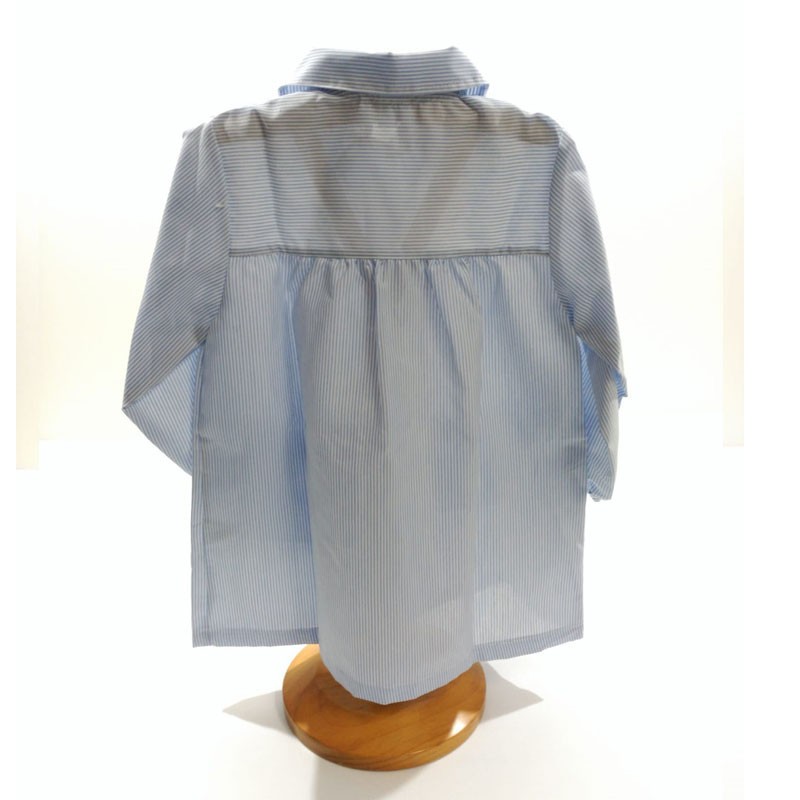 Comprar Bata escolar básica color azul celeste