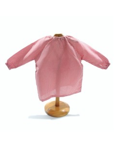 Comprar Bata escolar saco color rojo 2