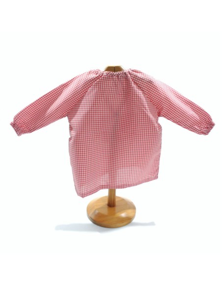 Comprar Bata escolar saco color rojo
