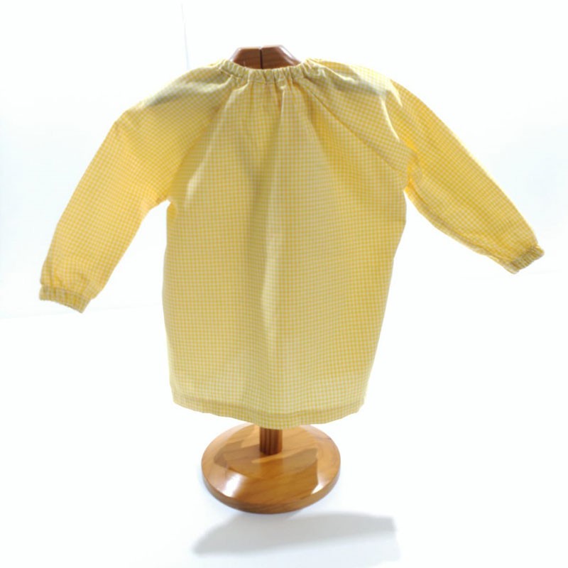 Comprar Bata escolar saco color amarillo