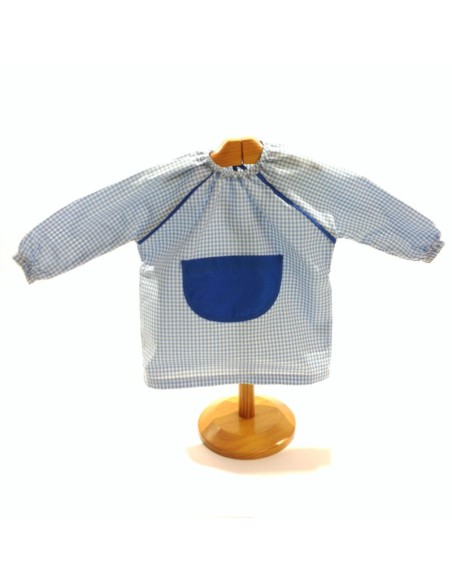 Comprar Bata escolar saco azul celeste