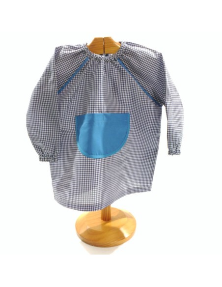 Comprar Bata escolar saco azul marino