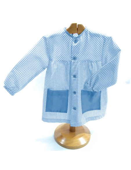 Comprar Bata escolar azul celeste Vivo Cuello