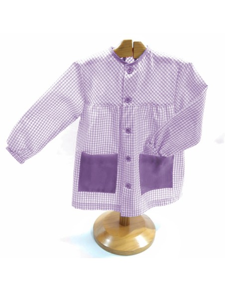 Comprar Bata escolar lila Vivo Cuello