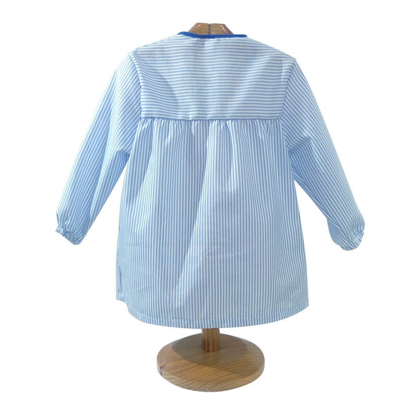 Comprar Bata infantil azul celeste con botones, dibujo niño astronauta