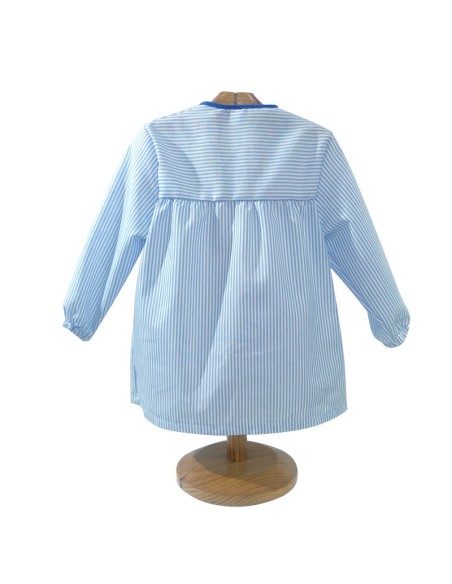 Comprar Bata infantil azul celeste con botones, dibujo niño astronauta