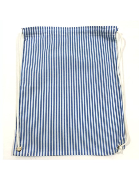 Comprar Mochila para muda estampada de rayas azul marino