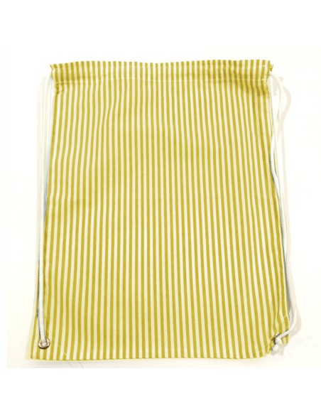Comprar Mochila para muda estampada de rayas amarillas Comprar Mochila para muda estampada de rayas amarillas