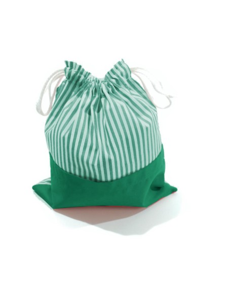 Comprar Bolsa escolar verde para merienda fabricada en España