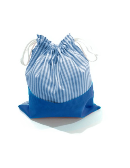 Comprar Bolsa escolar azul celeste para merienda fabricada en España