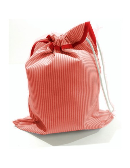 Comprar Saquito escolar rayas rojas para la merienda Comprar Saquito escolar rayas rojas para la merienda