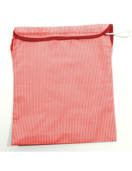 Comprar Saquito escolar rayas rojas para la merienda Comprar Saquito escolar rayas rojas para la merienda