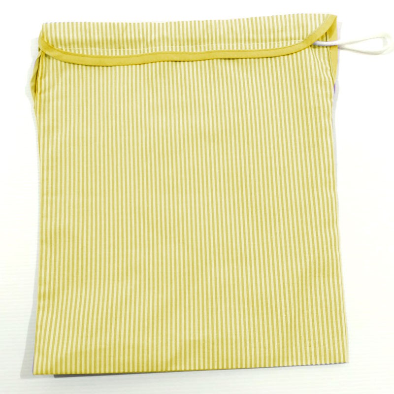 Comprar Saquito escolar rayas amarillas para la merienda