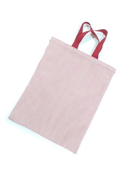 Comprar Bolsa para muda color rojo con asas para guardería