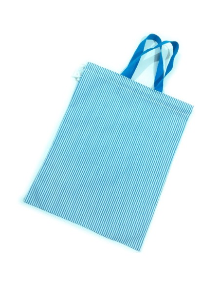 Comprar Bolsa para muda color azul celeste con asas para guardería