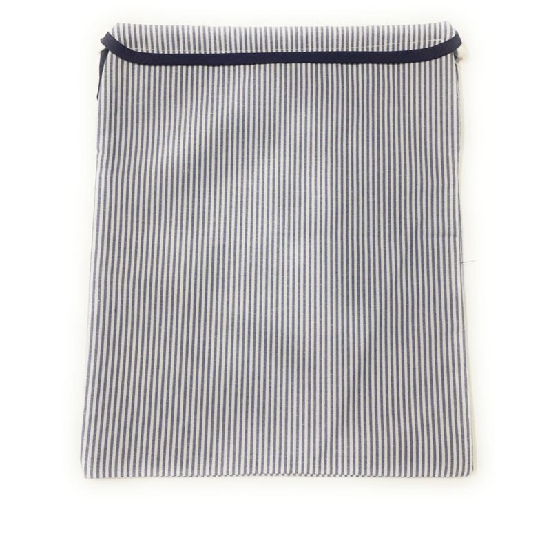Comprar Saquito escolar rayas azul para la merienda