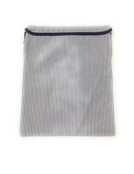 Comprar Saquito escolar rayas azul para la merienda