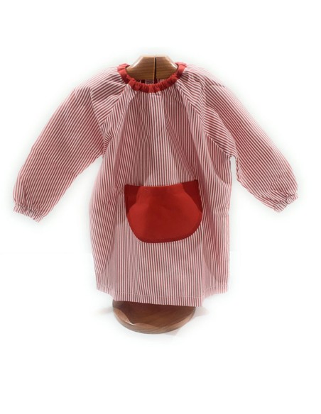 Comprar babero escolar saco rojo fabricado en España