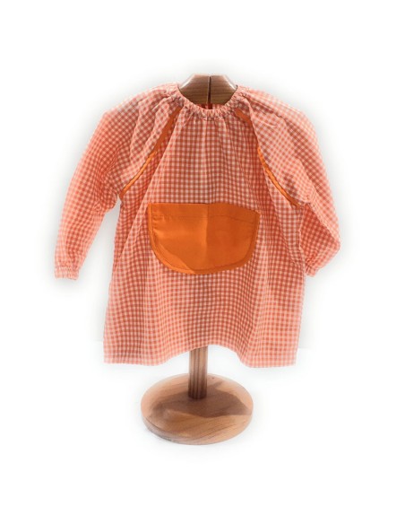 Comprar Bata escolar saco color naranja