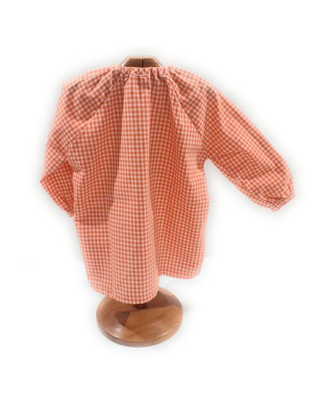 Comprar Bata escolar saco color naranja