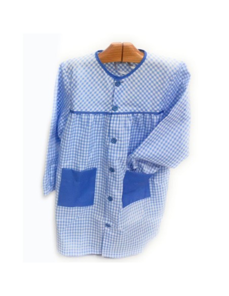 Comprar Babi escolar azul celeste Vivo Cuello y delantero