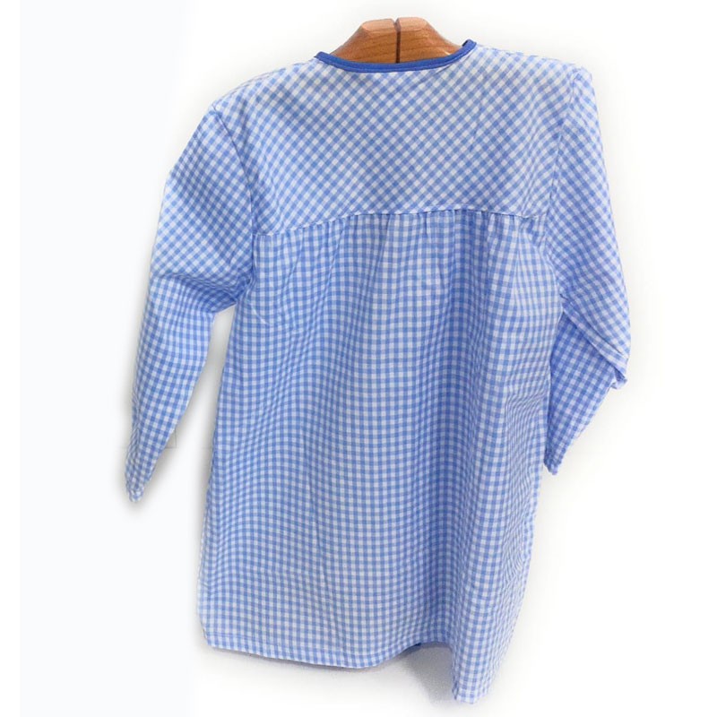 Comprar Babi escolar azul celeste Vivo Cuello y delantero