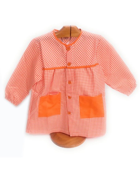 Comprar Babi escolar naranja Vivo Cuello y delantero