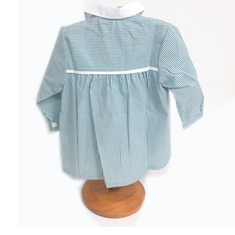 Comprar Bata escolar clásica con cuello y botones