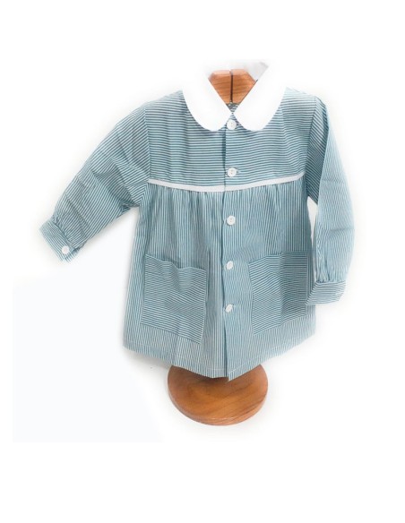 Comprar Bata escolar clásica con cuello y botones