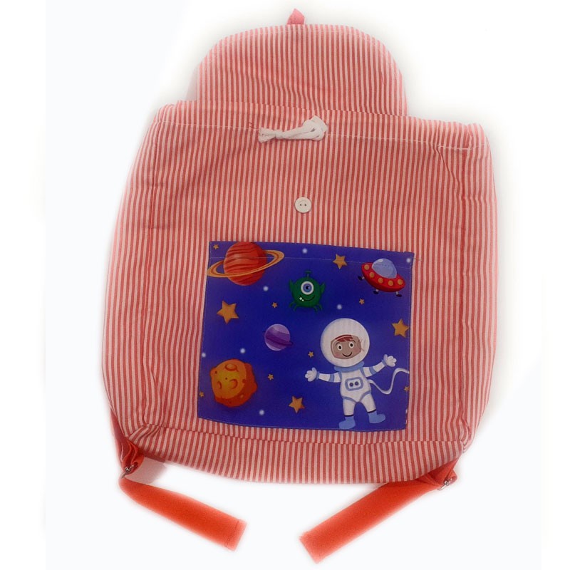 Comprar mochila para la guardería colección Cohete - Naranja