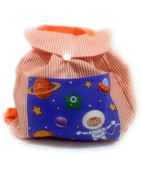 Comprar mochila para la guardería colección Cohete - Naranja