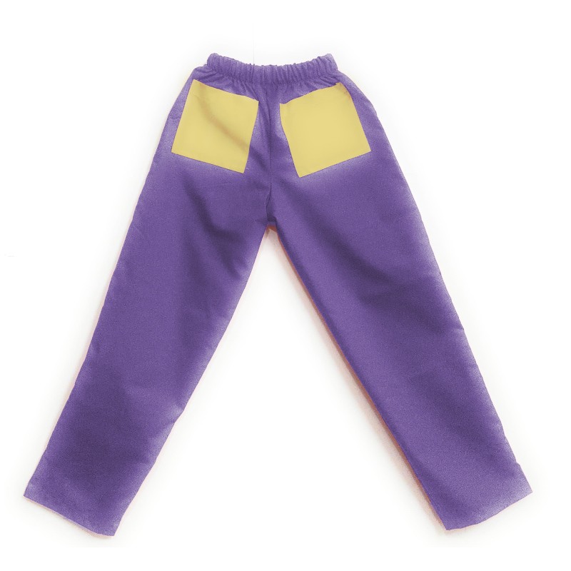 Pantalón para peñas combinado a 2 colores