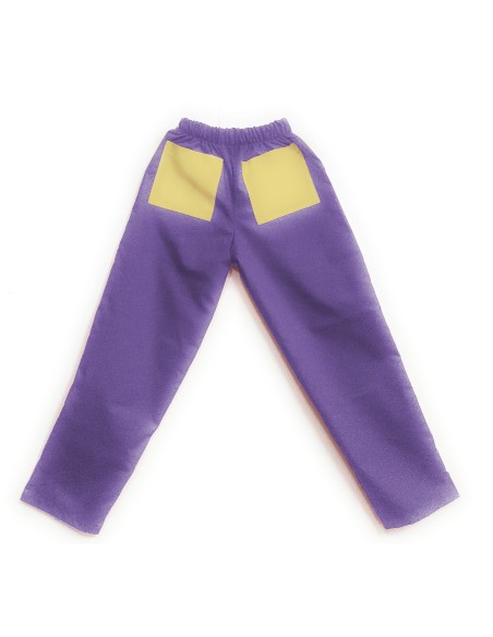 Pantalón para peñas combinado a 2 colores