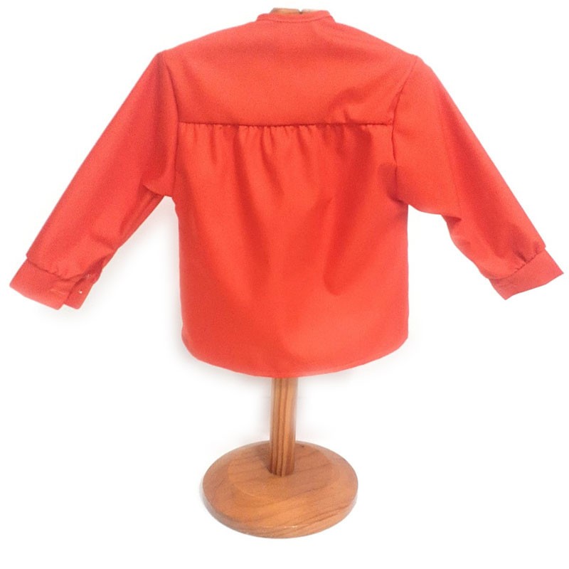 Comprar Blusón peñista color naranja butano