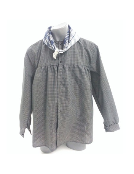 Comprar Blusón fallero y pañuelo de cuadros para adulto fiestas de fallas