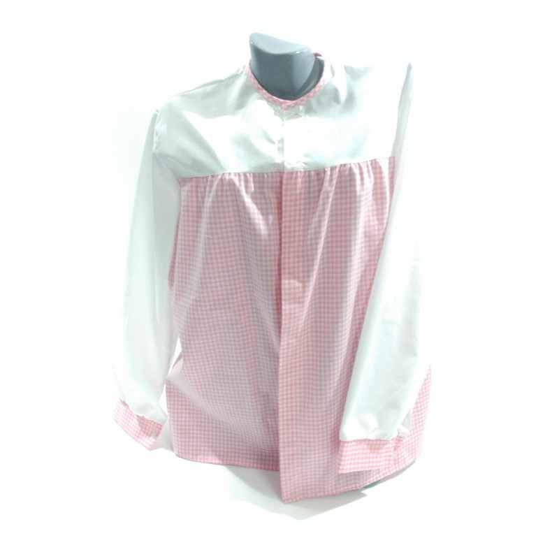 Blusón de cuadros para peñas personalizable