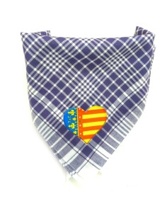 Comprar Pañuelo fallero con corazón de bandera valenciana