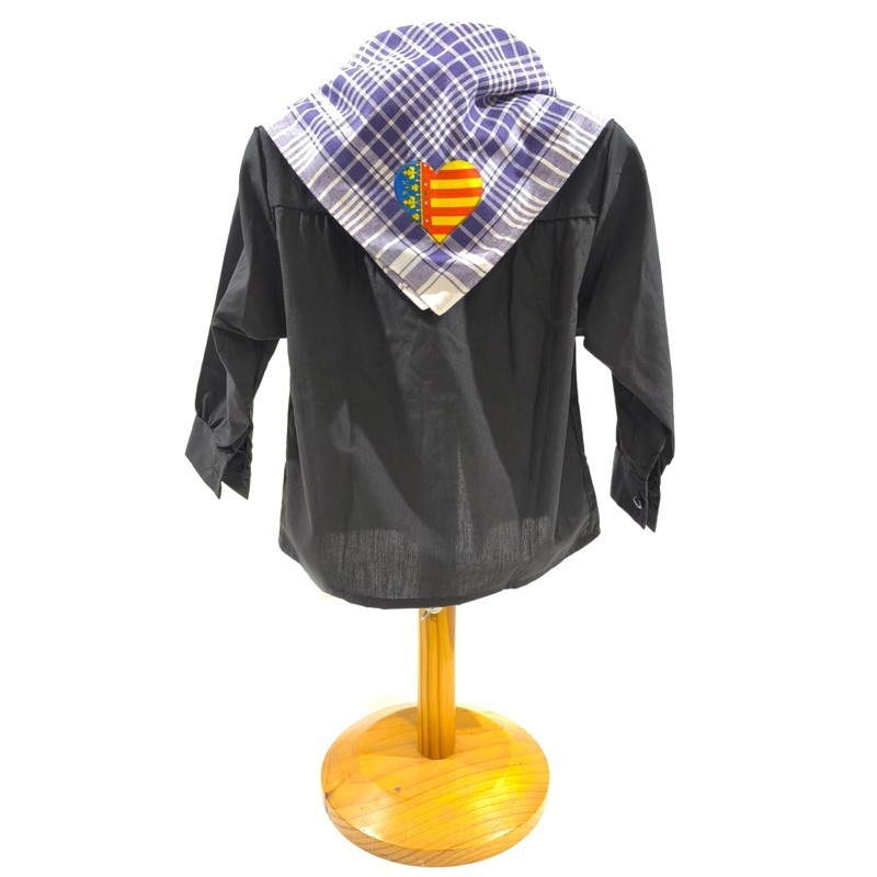 Blusón fallero infantil con bandera valenciana