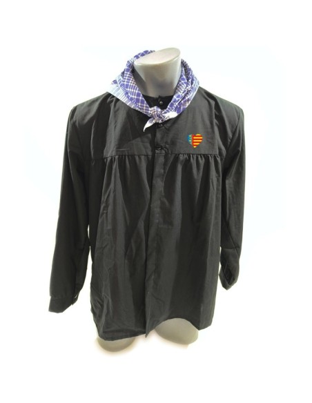 Comprar blusón fallero y pañuelo con corazón valenciano