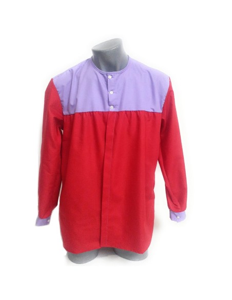 Comprar Blusón para peñas de adulto combinado a 2 colores