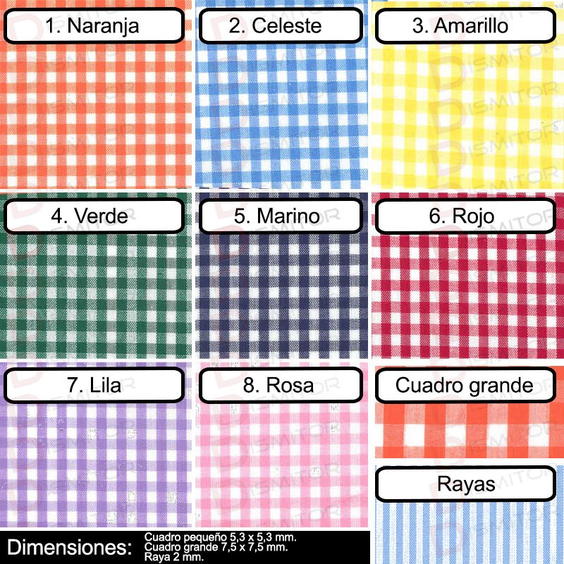 Blusón de cuadros 2 colores para peñas